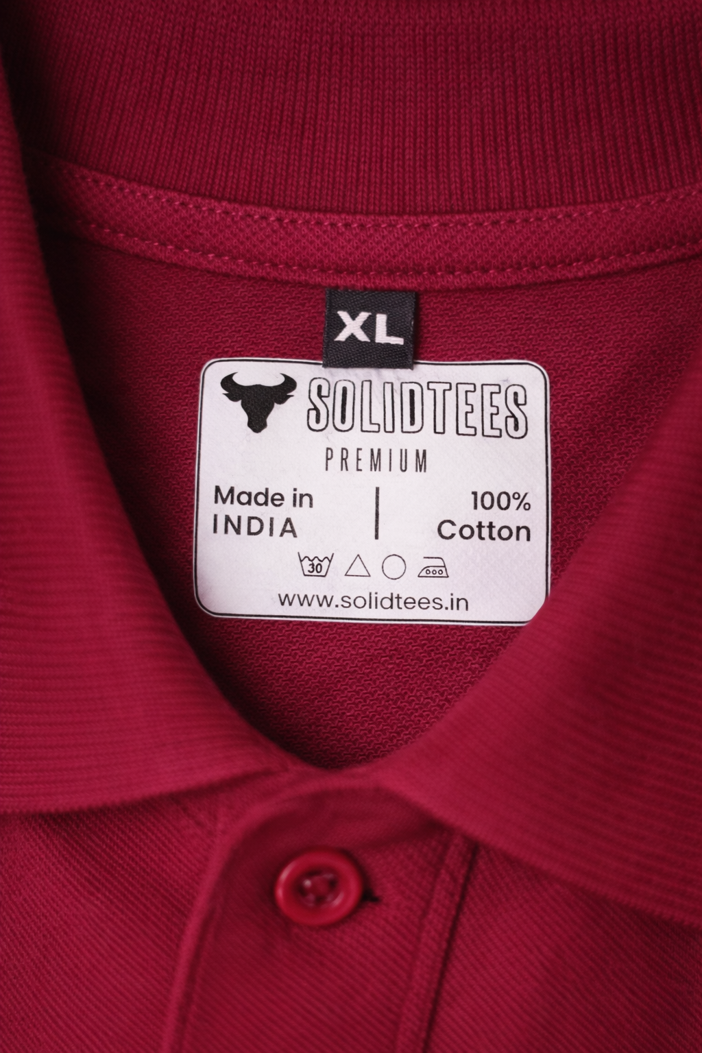 Maroon Polo T-Shirt – 240 GSM Premium - Image 7