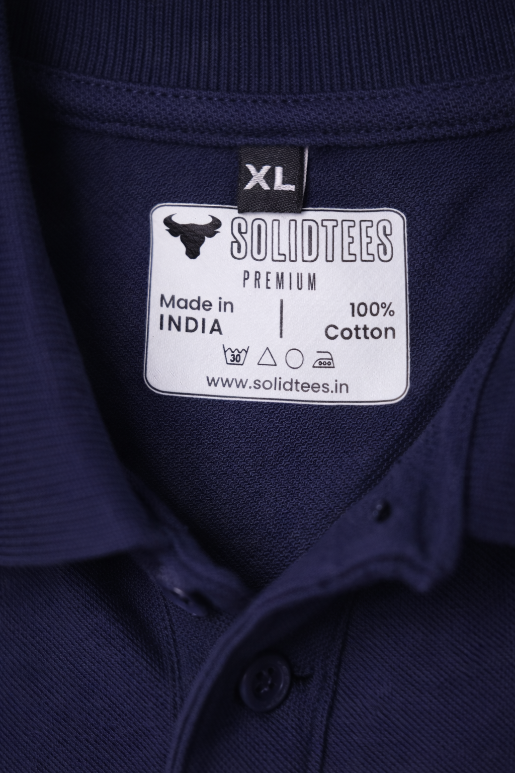 Navy Polo T-Shirt – 240 GSM Premium - Image 7