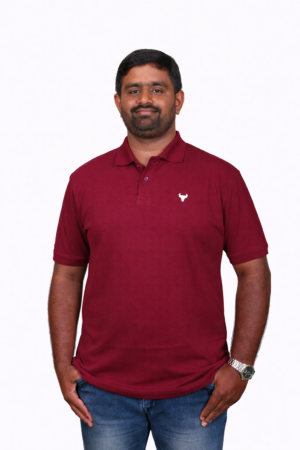 Maroon Polo T-Shirt – 240 GSM Premium