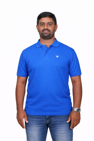 Royal Blue Polo T-Shirt – 240 GSM Premium