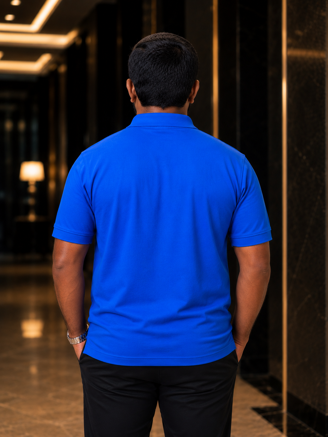 Premium Royal Blue Polo โ 240 GSM - Image 4