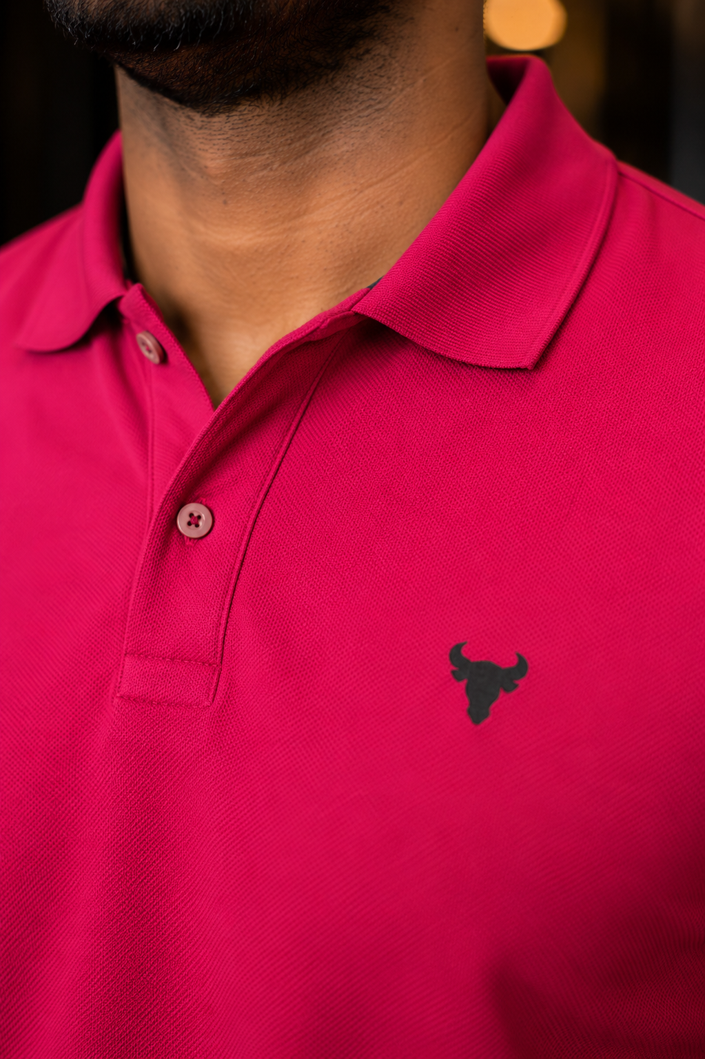 Premium Dark Pink Polo โ 240 GSM - Image 5