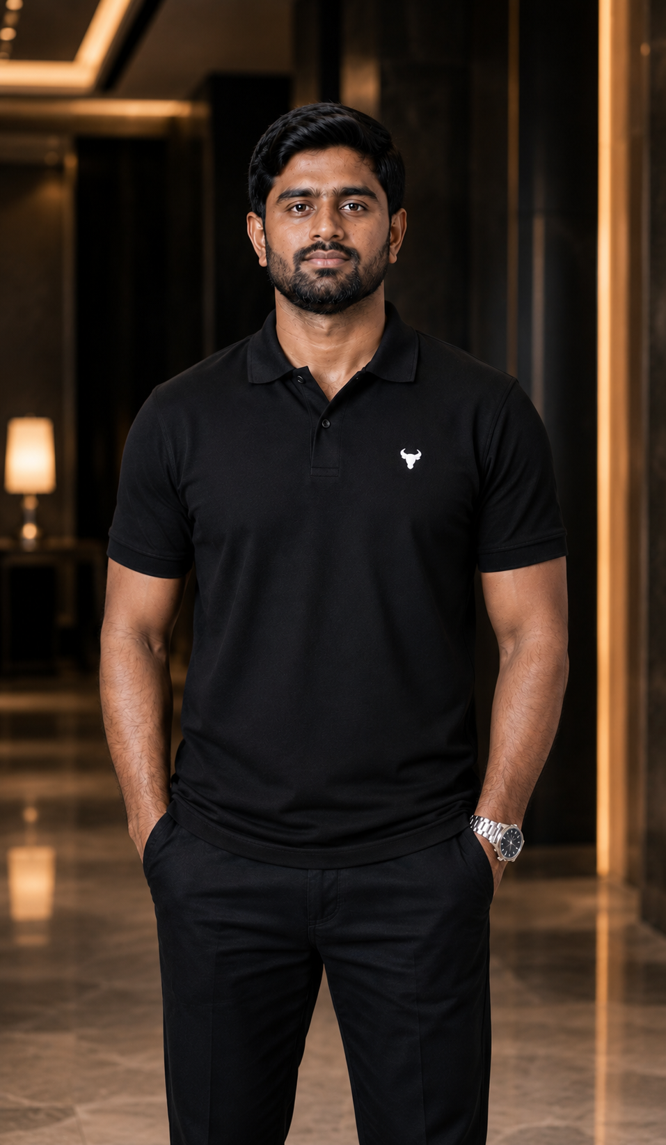 Premium Black Polo β 240 GSM - Image 2